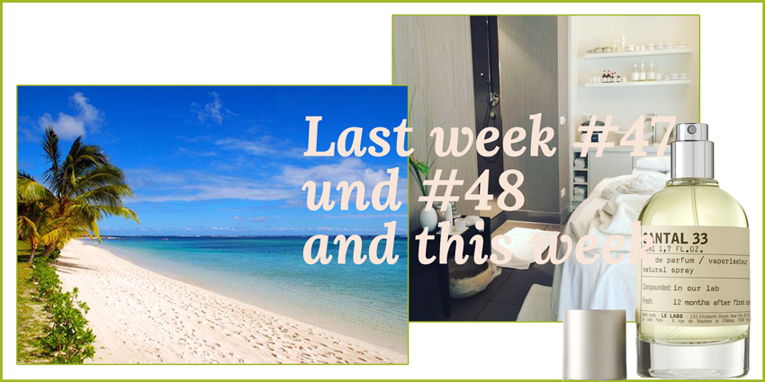 Last week #47 und #48 and this week Headerbild