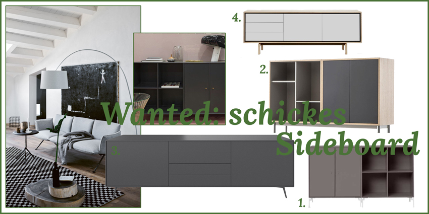 Wanted schickes Sideboard Headerbild