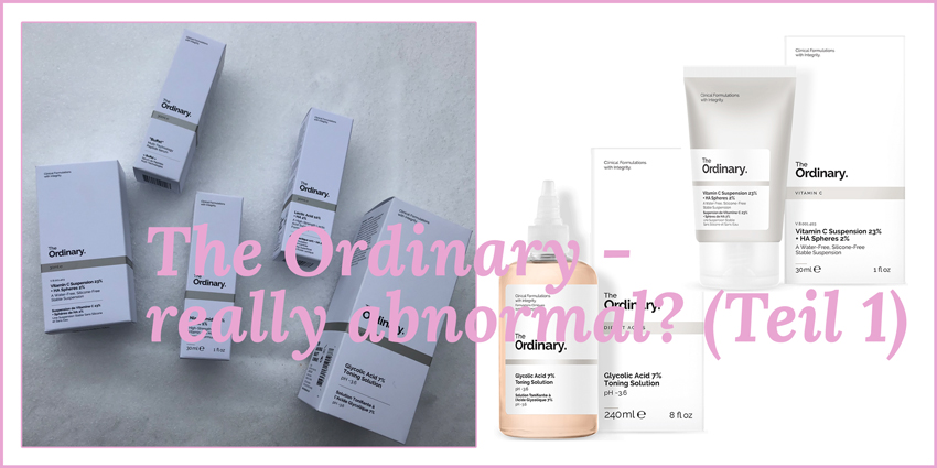 The Ordinary – really abnormal? Headerbild