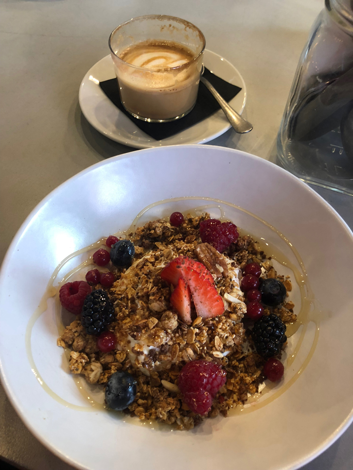 on weekends...Mural Granola