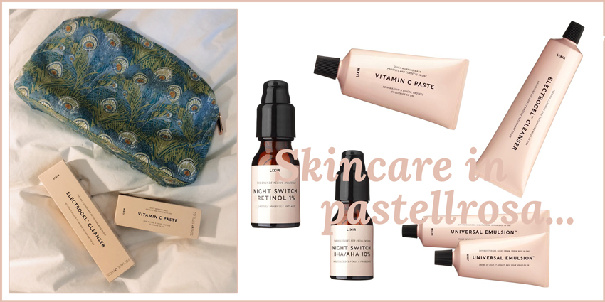 Skincare in pastellrosa Headerbild