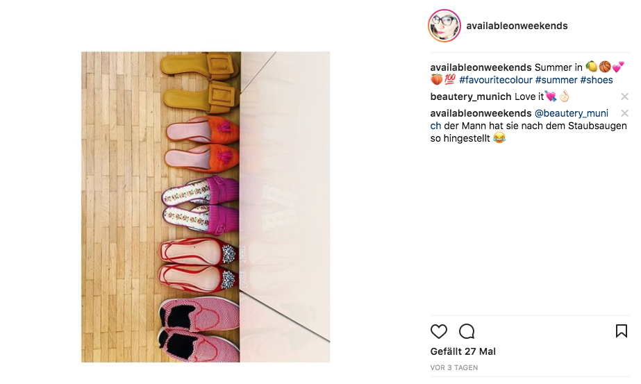 What happend April 2018 bunte schuhe