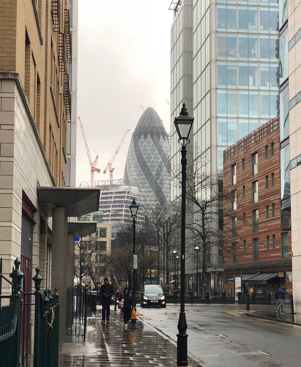 What happend April 2018 The Gherkin