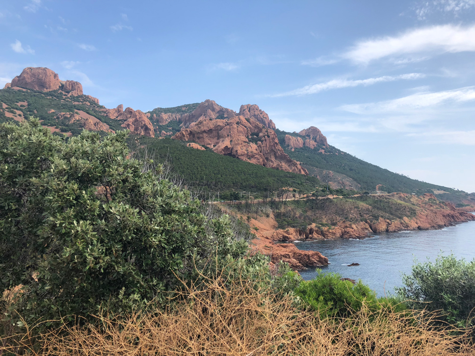 Summer in France Esterel Gebirge