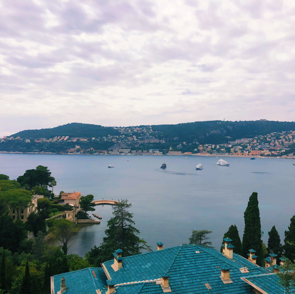 Summer in France Bucht von Villefranche-sur -Mer