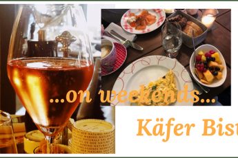 ...on weekends...Käfer Bistro Headerbild