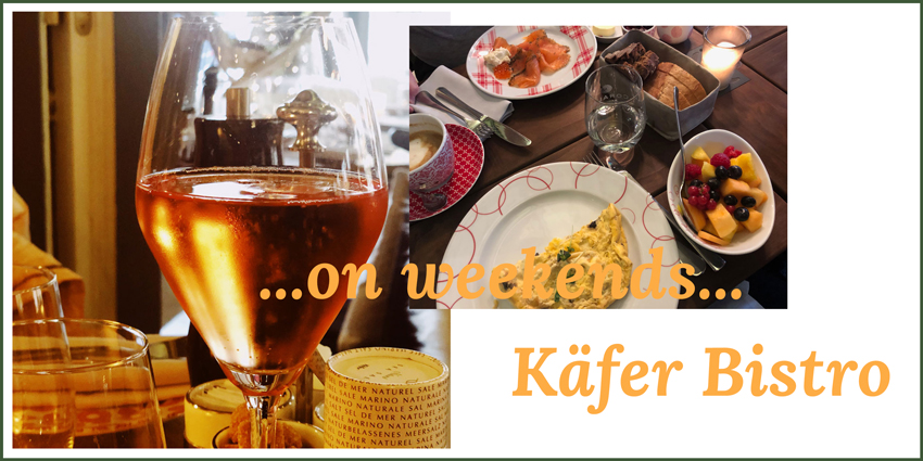 ...on weekends...Käfer Bistro Headerbild