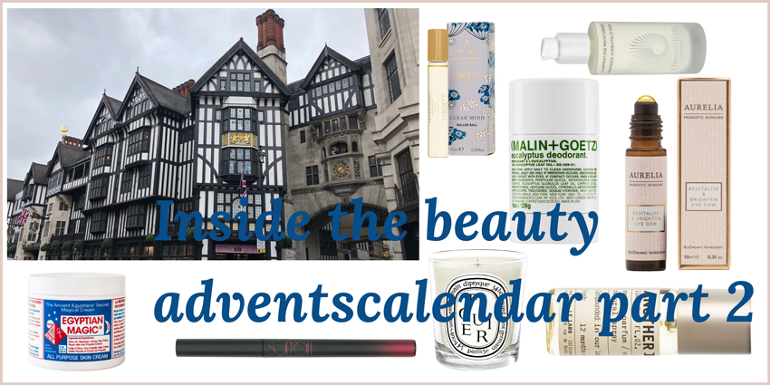 Inside the beauty adventscalendar from Liberty London part 3 Headerbild